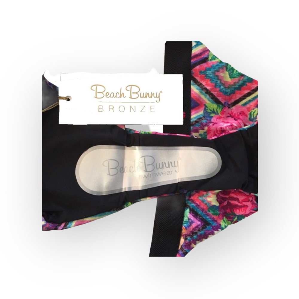 new Beach Bunny ❉ Mixed Pink Print Strawberry Fields ❉ Bikini Bottoms ❉ L XL - Picture 9 of 16
